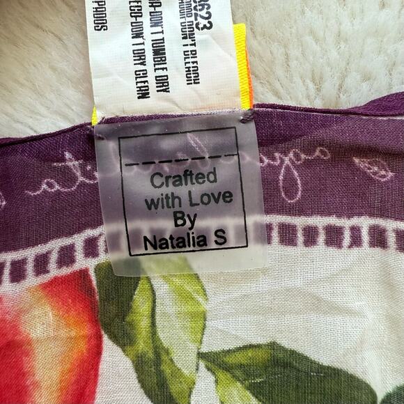 NEW!! Aqua Bendita Sammy caftan in multicolor one size Retail 280$ - Picture 4 of 5